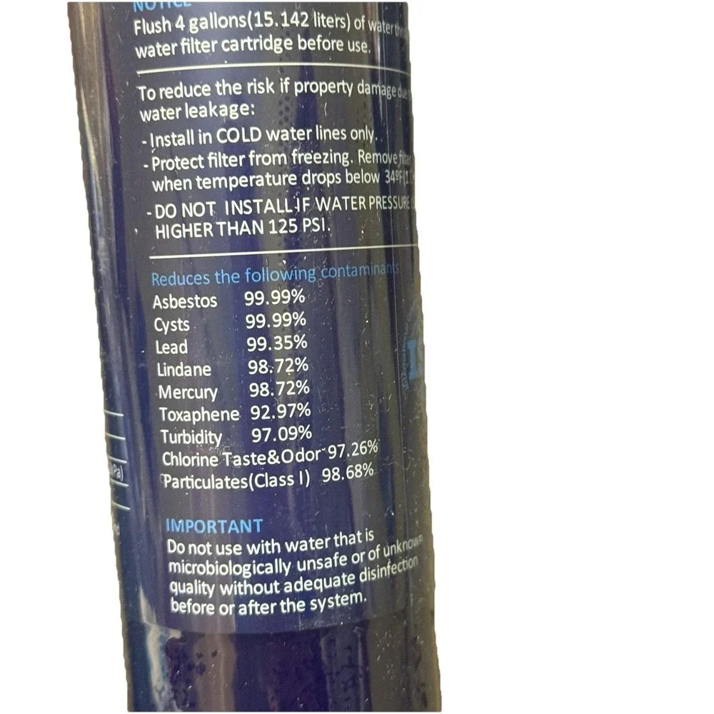 Santé Refrigerator Water Filter EDR3RXD1 4396841 Whirlpool Kenmore Maytag Set 2